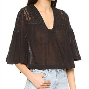 FREE PEOPLE ‘carry me away’ blouse